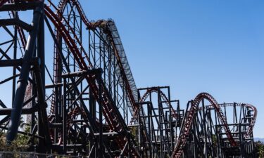 The X2 roller coaster at Six Flags Magic Mountain in Valencia