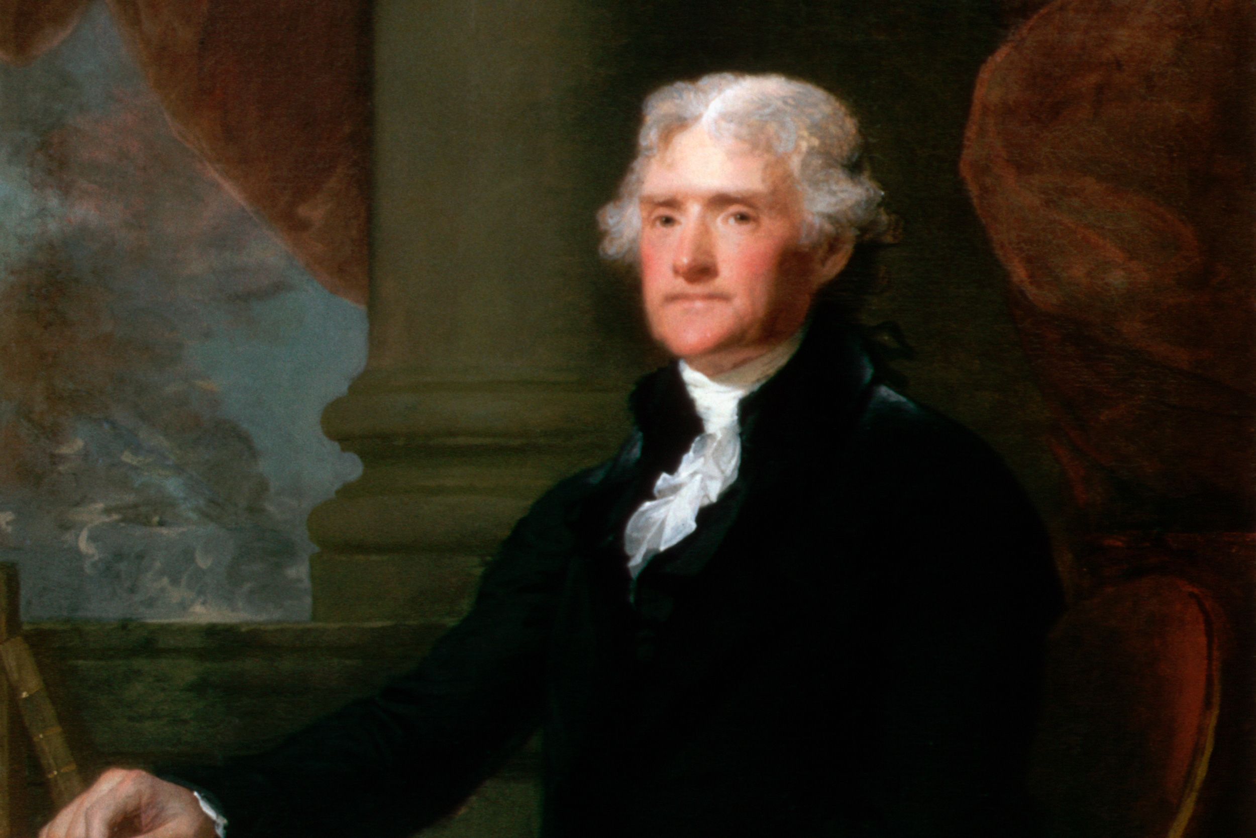 <i>Ian Aktins/Thomas Jefferson Foundation at Monticello via CNN Newsource</i><br/>A lock of hair taken from Thomas Jefferson on the day of his death on July 4