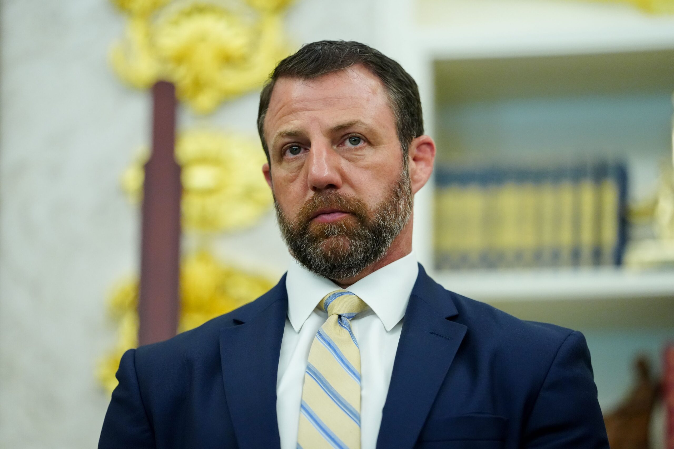 <i>Aaron Schwartz/Bloomberg/Getty Images via CNN Newsource</i><br/>Markwayne Mullin