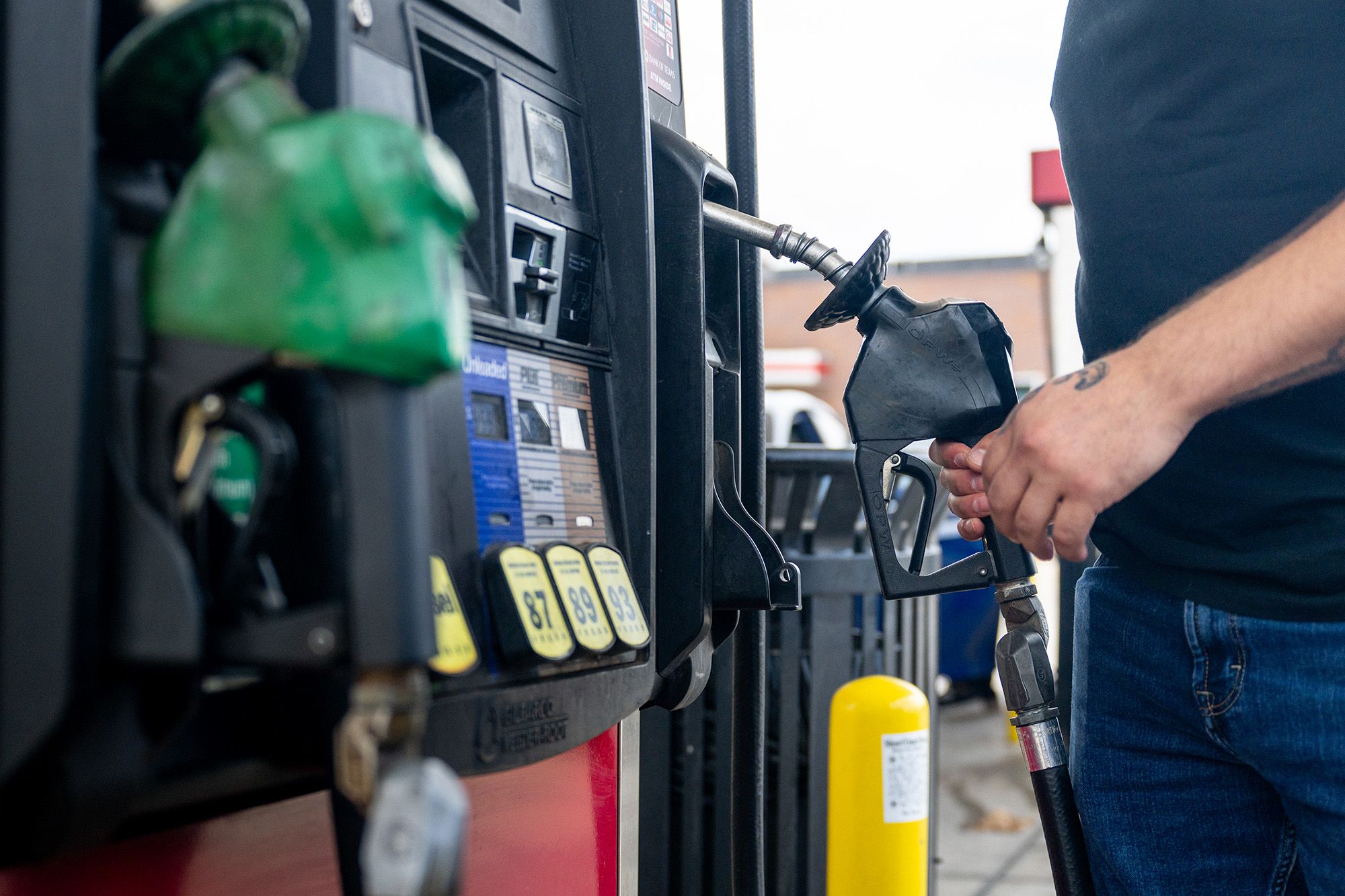 <i>Brandon Bell/Getty Images via CNN Newsource</i><br/>Gas prices surged during the second quarter of this year but economic growth remained strong.