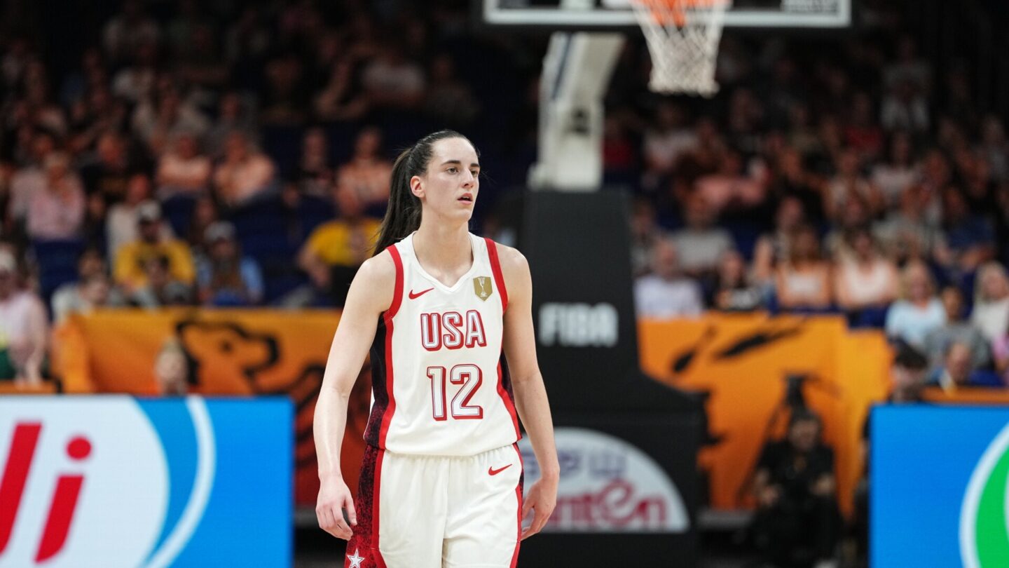 Caitlin Clark during the Women's FIBA World Cup 2026 between Czechia and USA on September 7