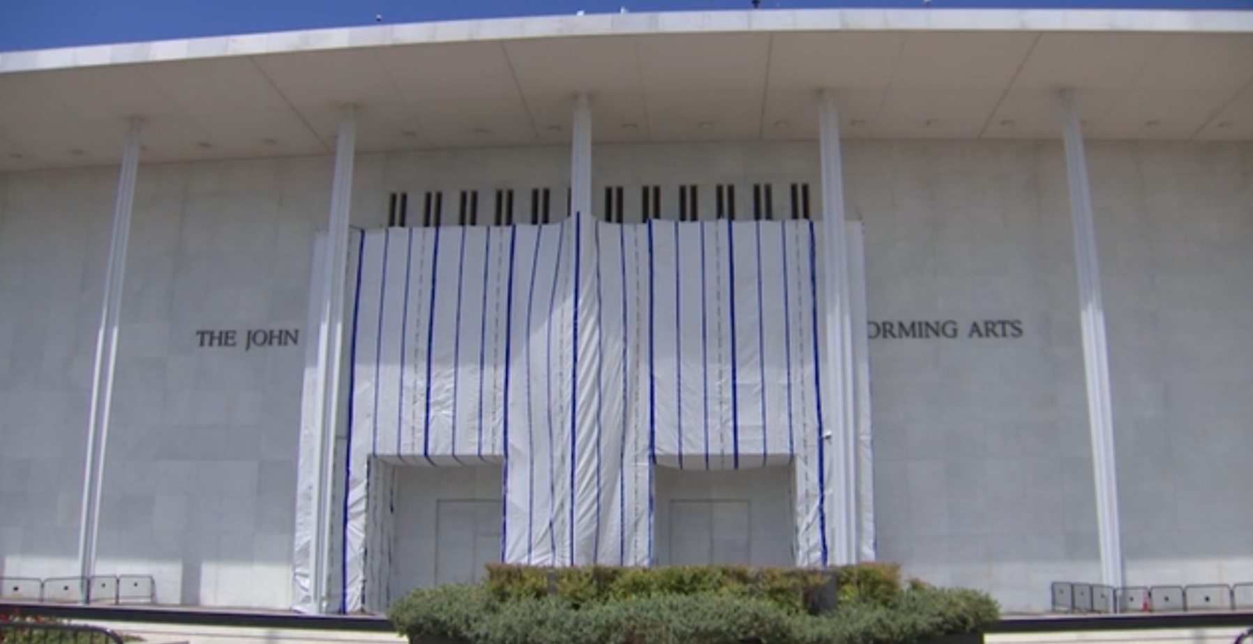 <i>POOL via CNN Newsource</i><br/>Officials at the Kennedy Center warn of bankruptcy within weeks unless President Donald Trump’s name is added back to the building.