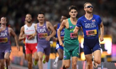 Athletes compete at the 2026 World Athletics Ultimate Championship in Budapest