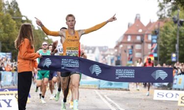 Athletes compete at the 2026 World Road Running Championships in Copenhagen