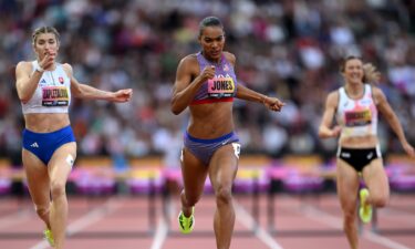 Athletes compete at the 2026 World Athletics Ultimate Championship in Budapest