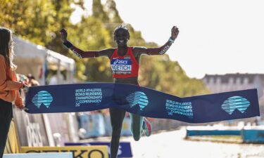 Athletes compete at the 2026 World Road Running Championships in Copenhagen