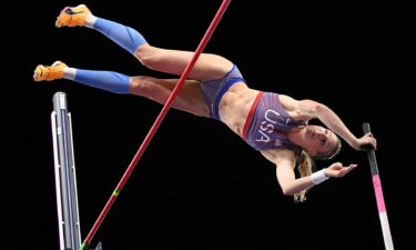 Athletes compete at the 2026 World Athletics Ultimate Championship in Budapest