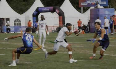 Athletes compete at the 2026 IFAF Flag Football World Championships.