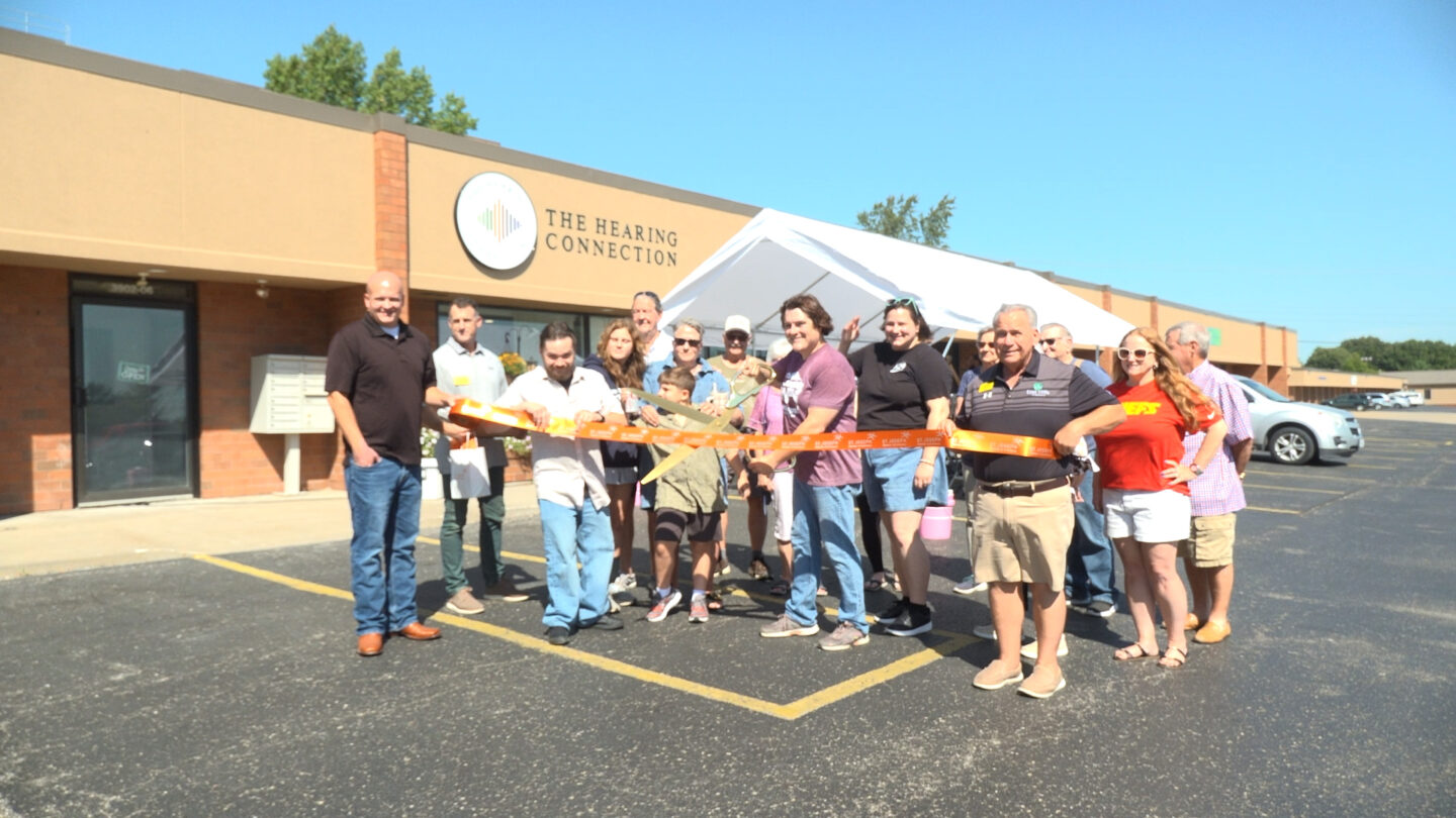The Hearing Connection ribbon-cutting at new location.