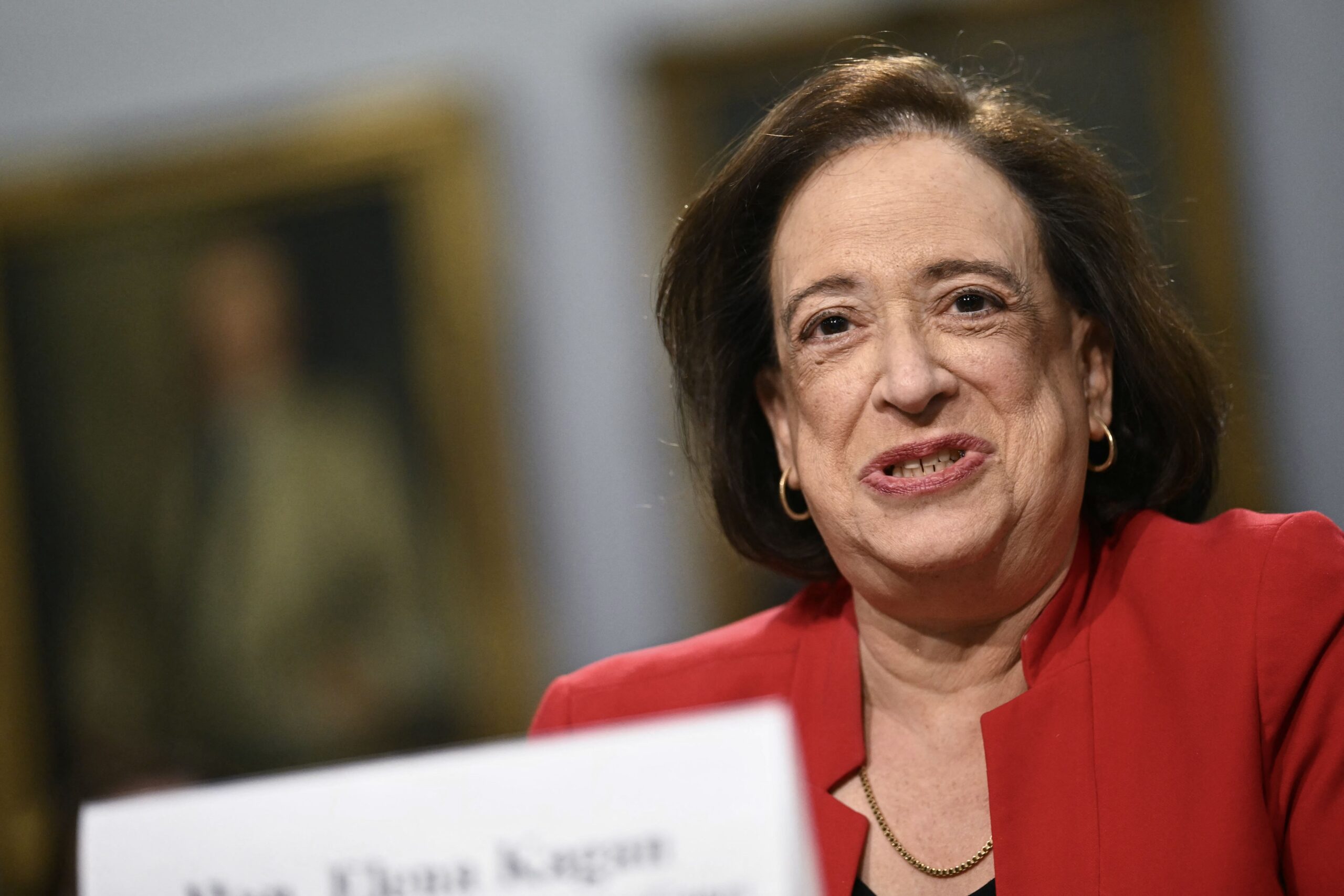 <i>AFP via Getty Images via CNN Newsource</i><br/>US Supreme Court Justice Elena Kagan delivers opening remarks during a House Appropriations Subcommittee on Financial Services hearing on Capitol Hill in Washington