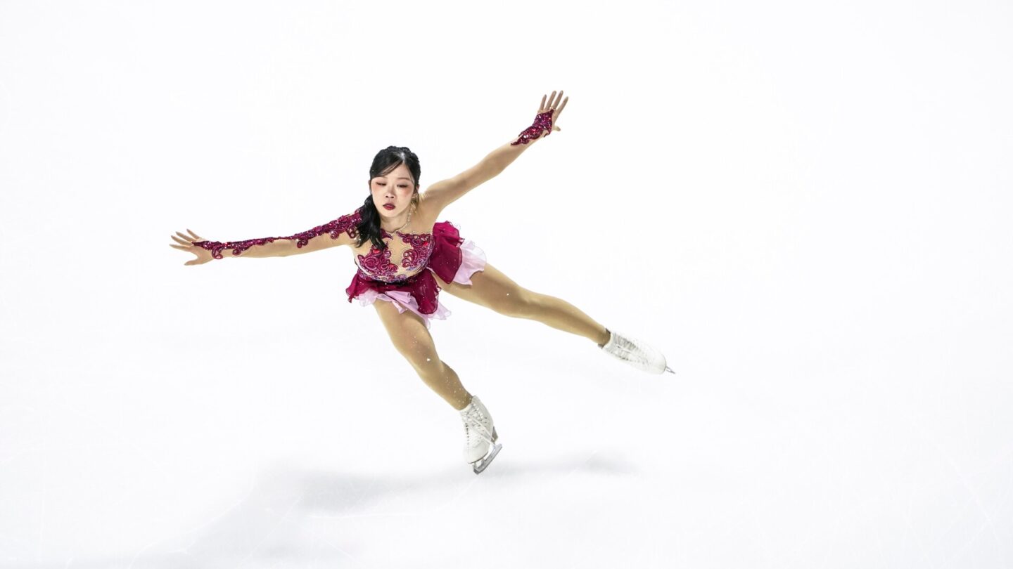 Ami NAKAI (JPN) during the ISU Grand Prix de France 2026 - Day 1 at Ice Parc on October 23