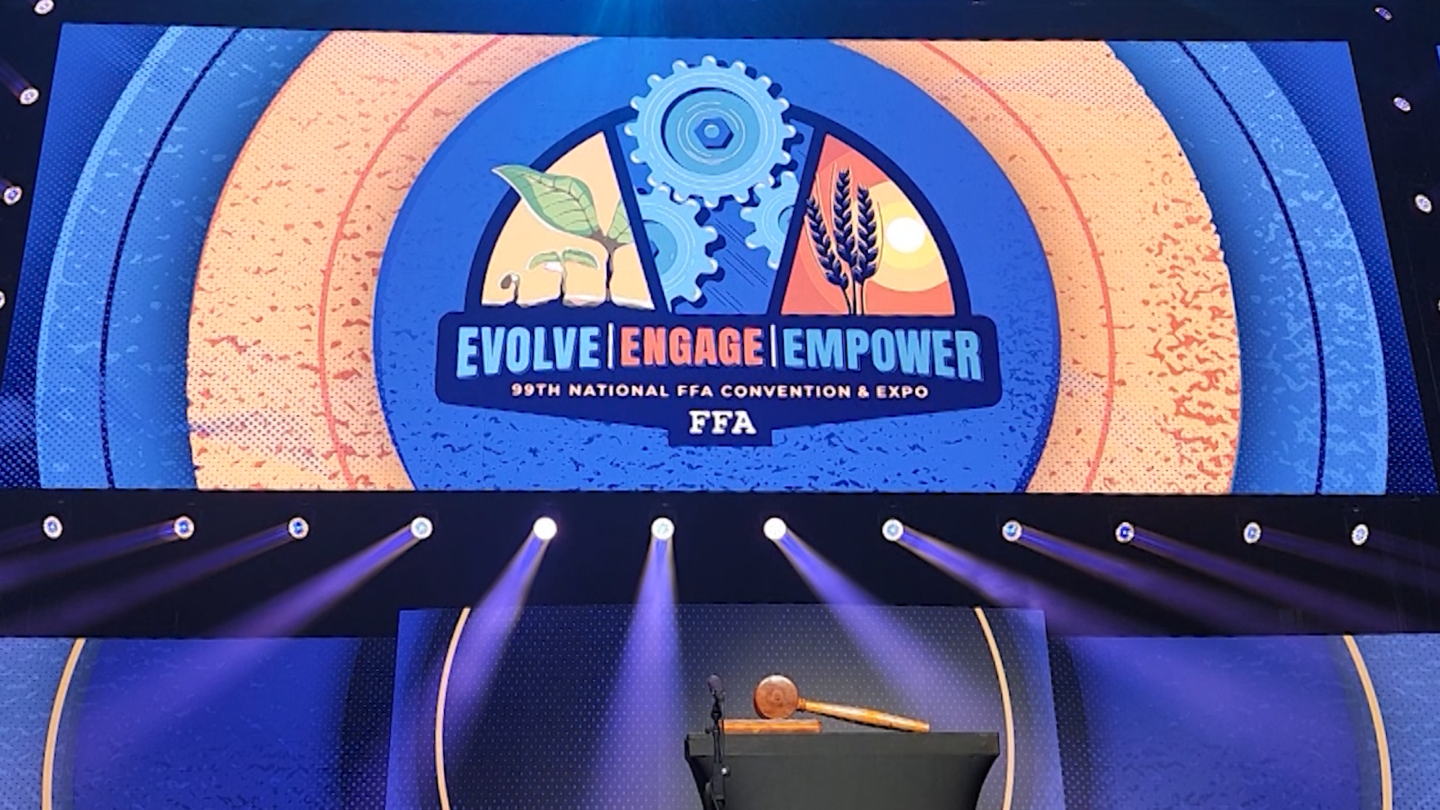 Members, honorary degree recipient recognized at 99th National FFA ...