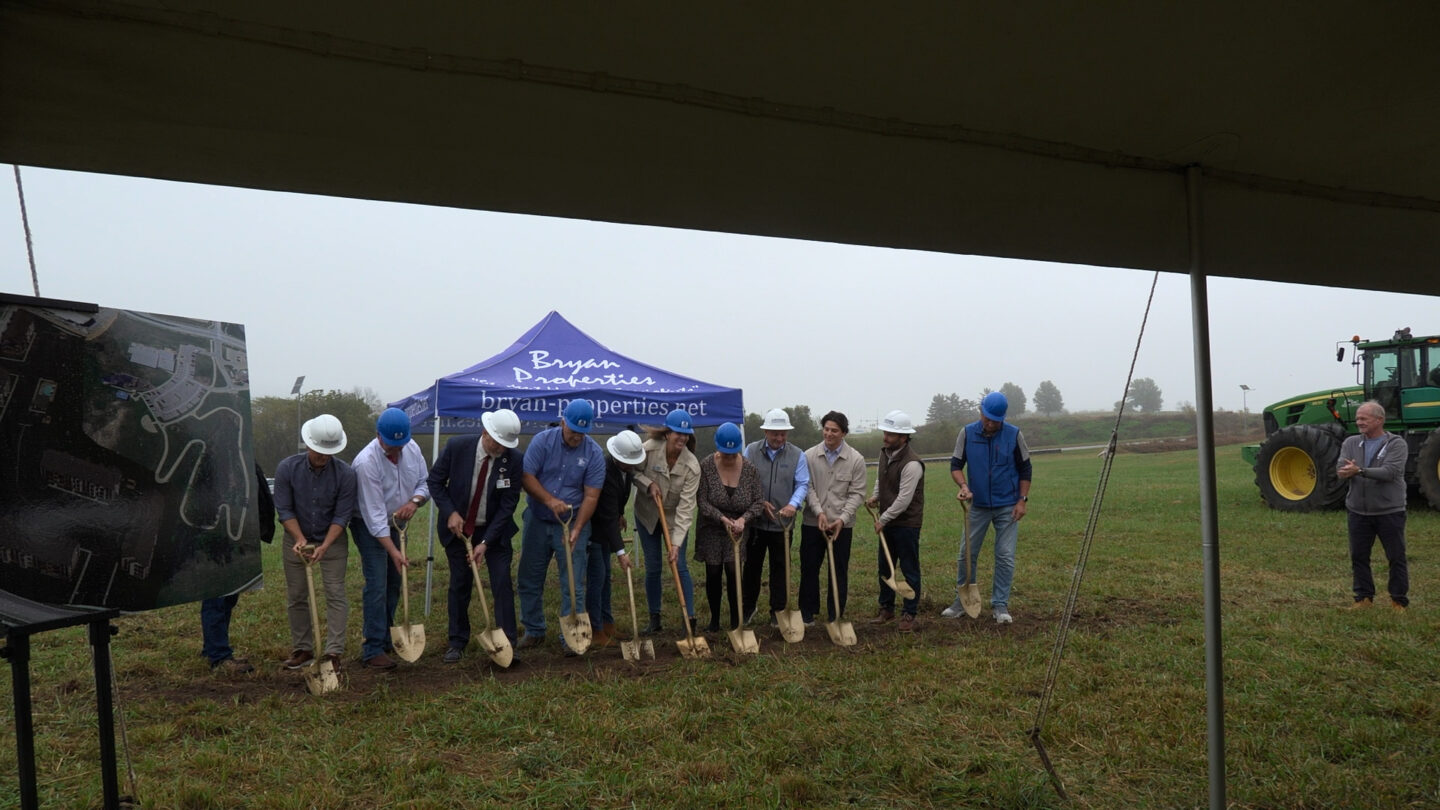 Groundbreaking on the new apartments coming to St. Joseph, Westward Pointe 
Apartments