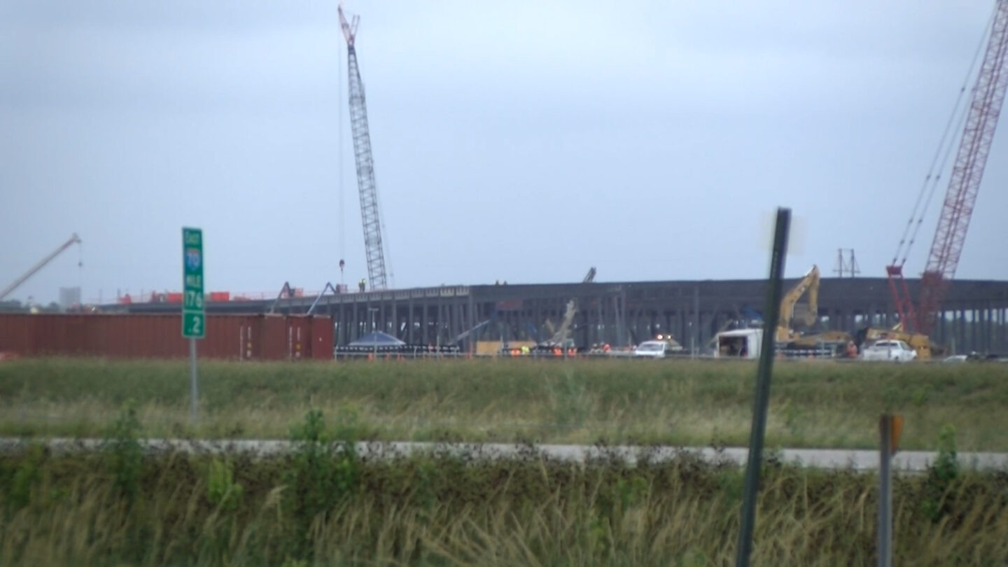 Construction on Google data center in New Florence in Montgomery County on Oct. 14, 2026.
