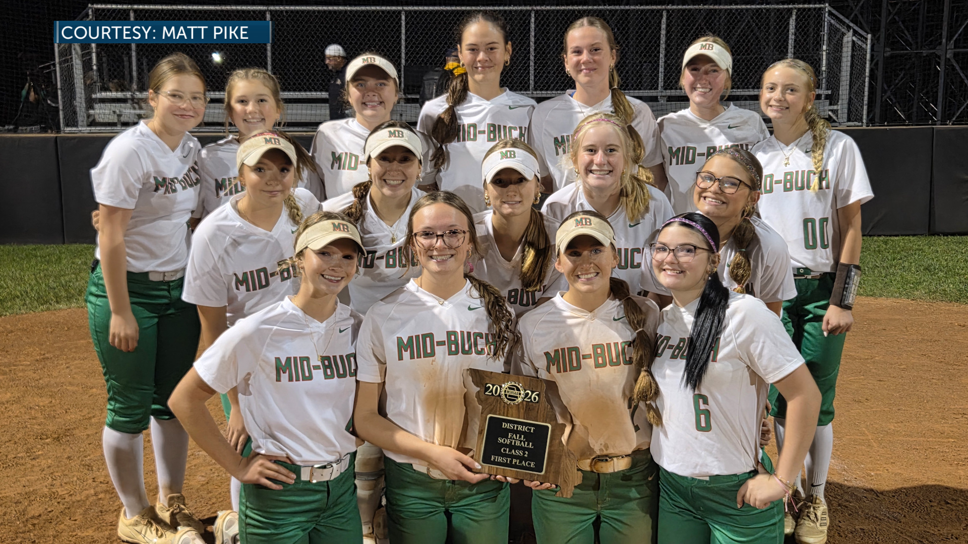 Mid-Buchanan High School softball takes care of Lathrop, wins school's sixth straight District Championship