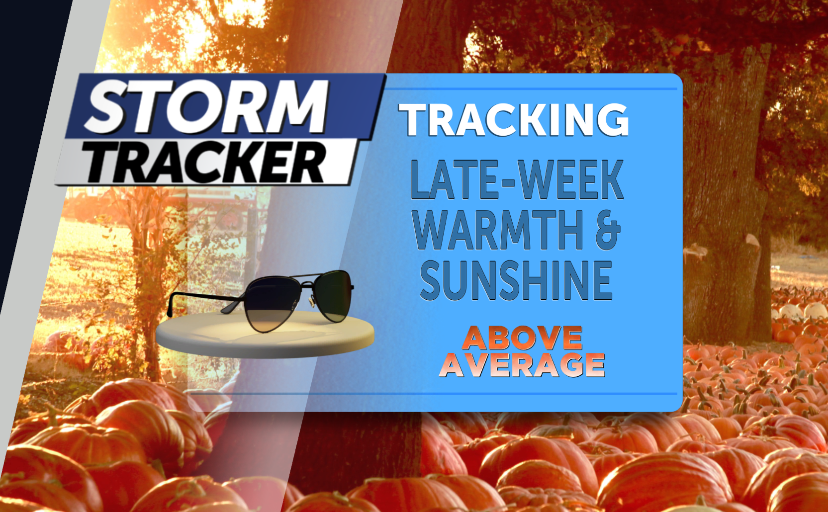 Tracking more October warmth and sunshine