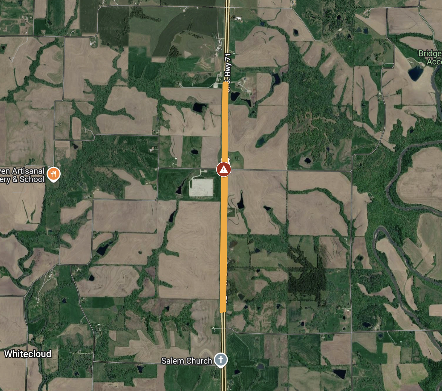 U.S. Route 71 J-Turn Installation