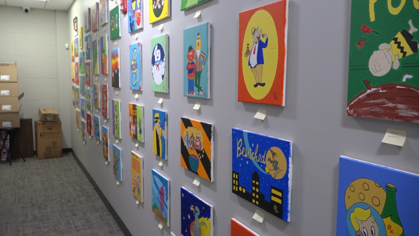 Art work up for auction.