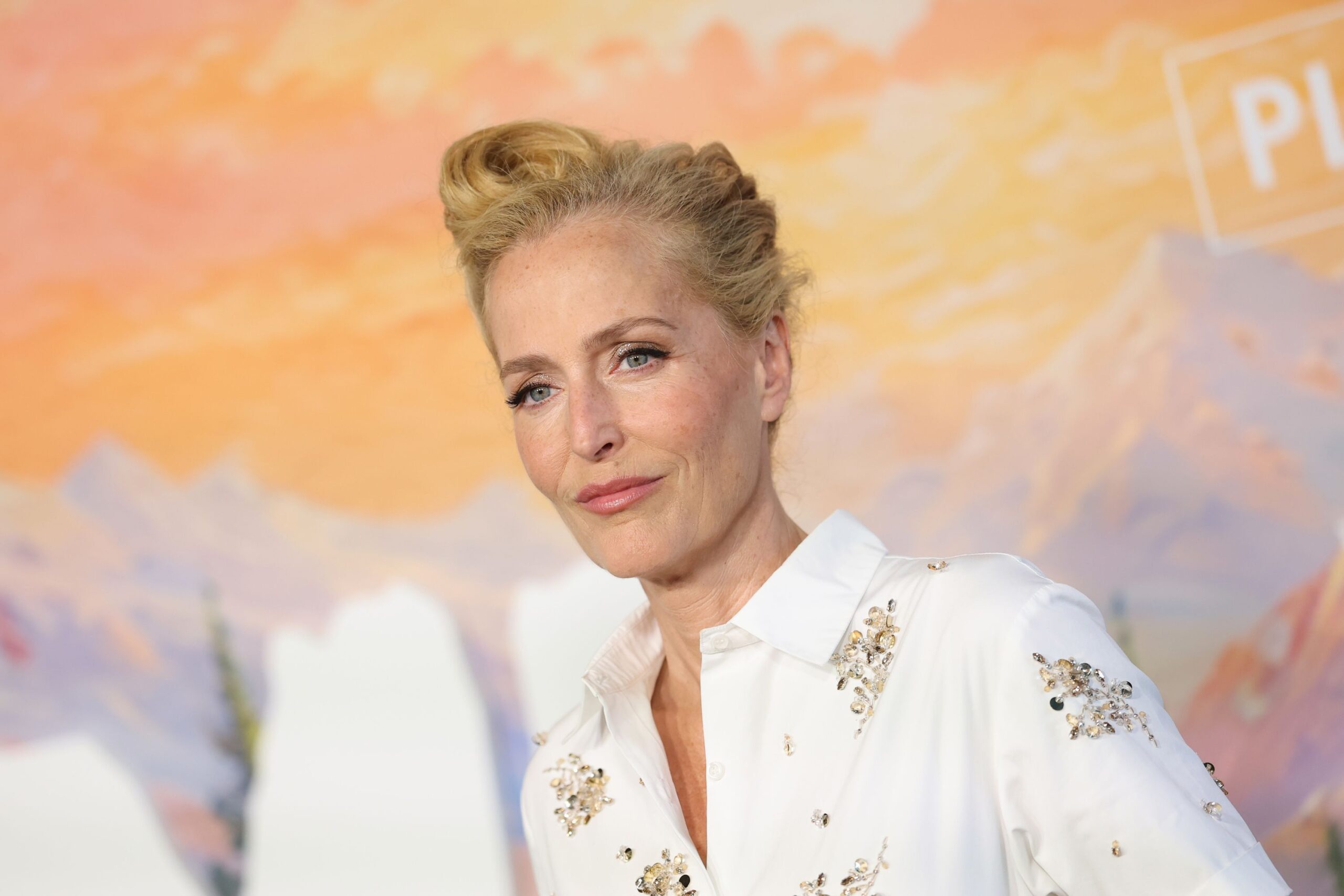 <i>Amy Sussman/Getty Images via CNN Newsource</i><br/>Gillian Anderson urged superfans not to repeatedly sit in the front row of her West End show