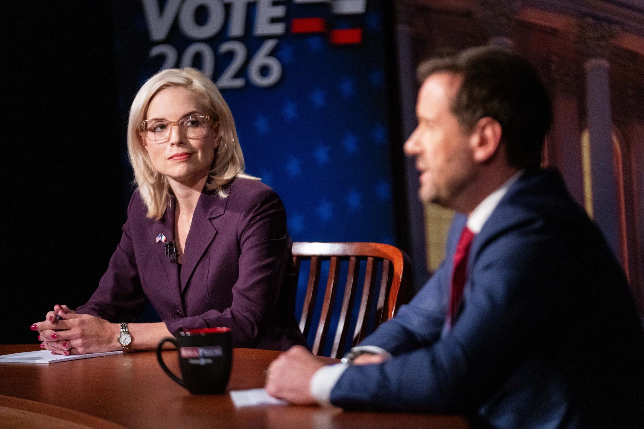 <i>Cody Scanlan/Pool/The Des Moines Register/AP via CNN Newsource</i><br/>US Senate candidate Rep. Ashley Hinson