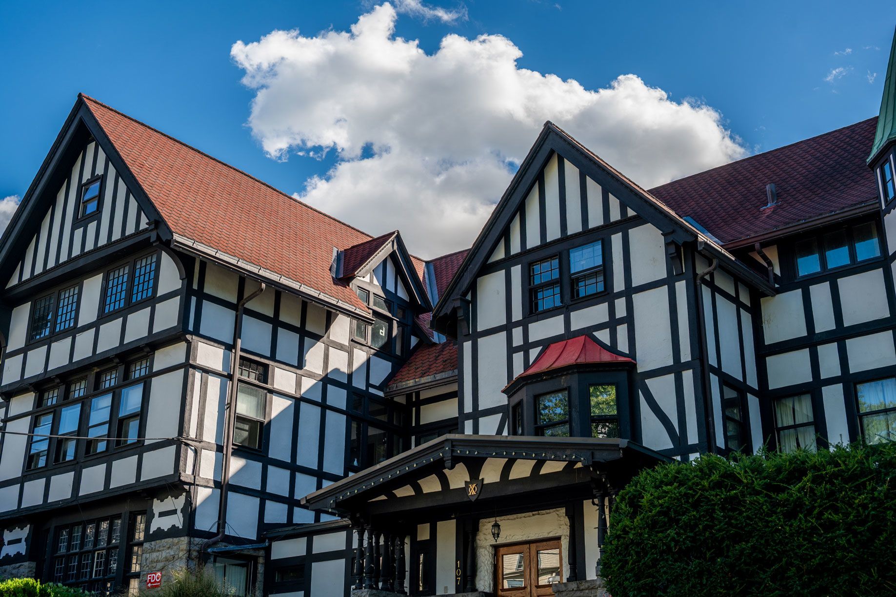 <i>Surya Vaidy/CNN via CNN Newsource</i><br/>The Chi Phi fraternity house on the campus of Cornell University.