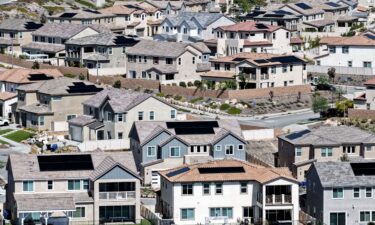 Pictured is a housing development in Santa Clarita