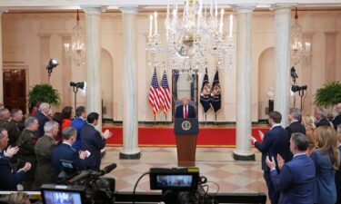 White House Press Secretary Karoline Leavitt takes questions during a news briefing in the James S. Brady Press Briefing Room of the White House on March 10 in Washington