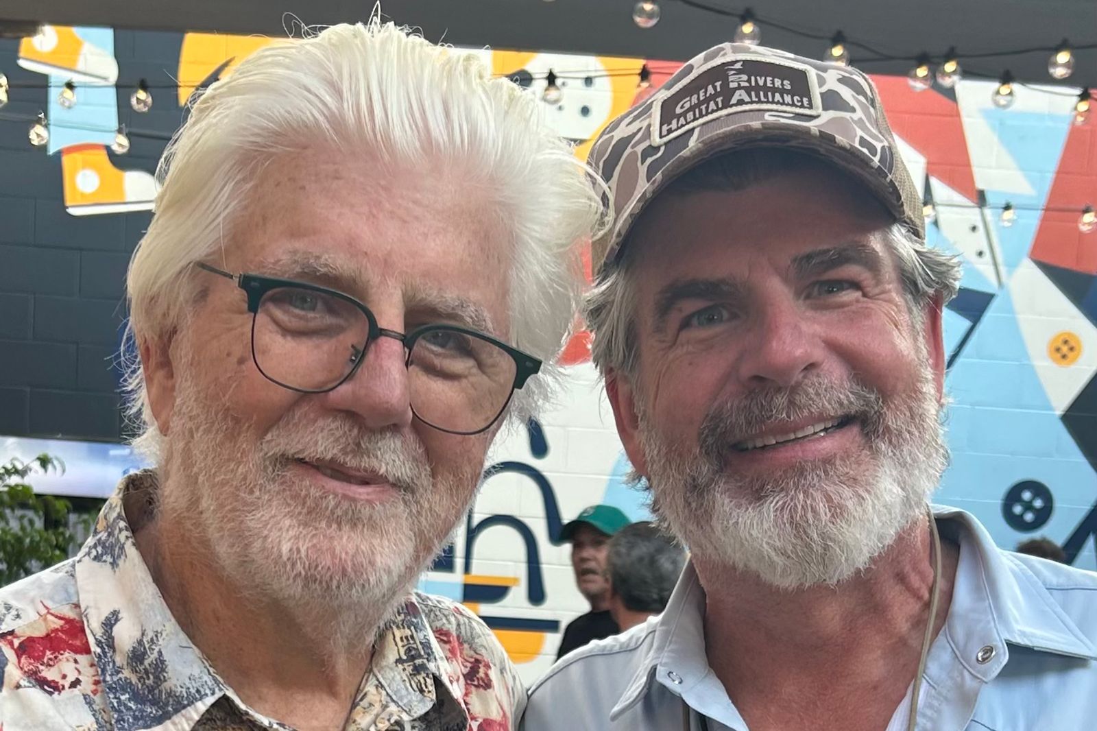<i>Michael Goessling via CNN Newsource</i><br/>Michael Goessling (left) first reconnected with his biological father Michael McDonald last year.