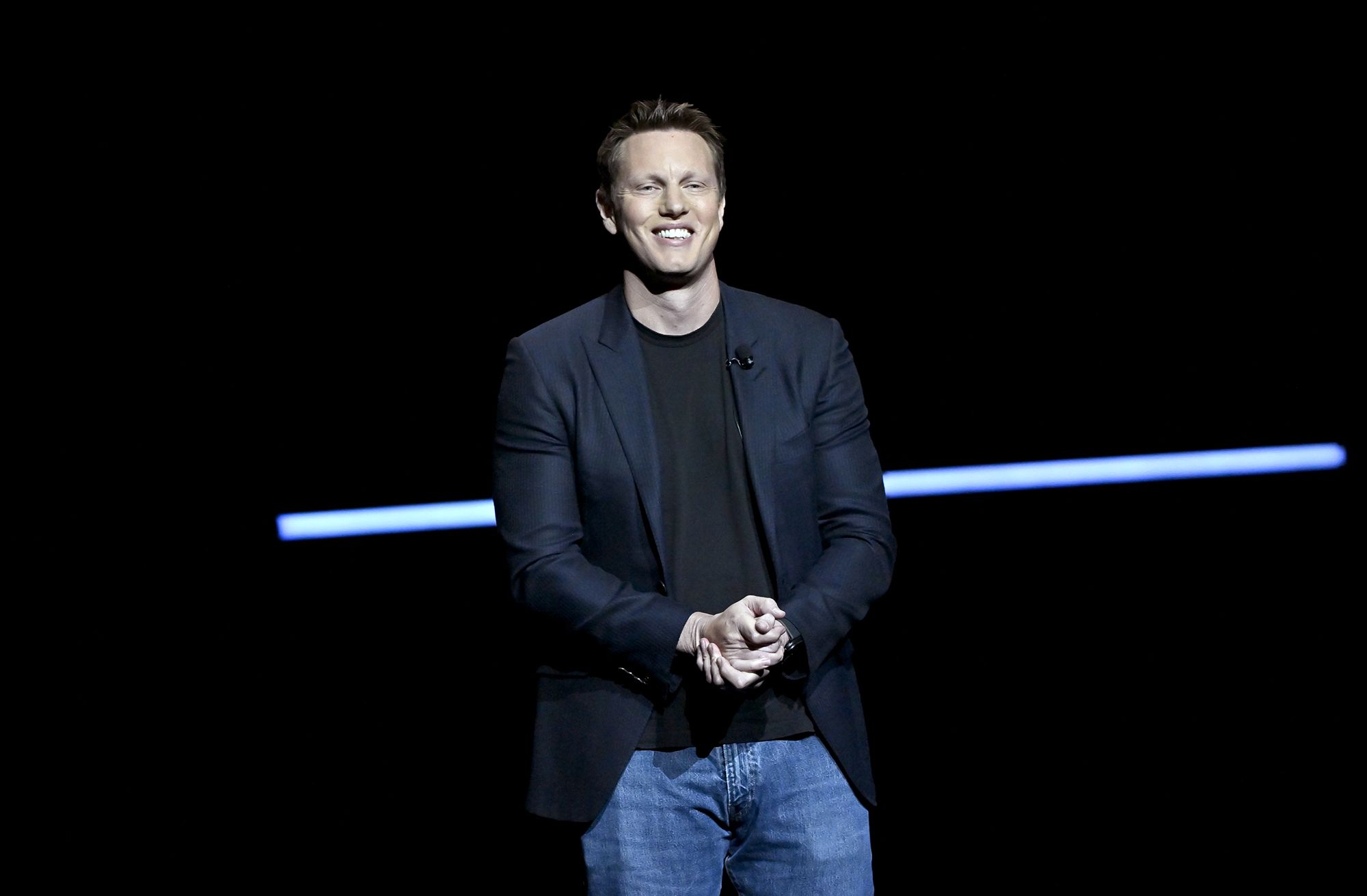 <i>David Becker/Getty Images for CinemaCon via CNN Newsource</i><br/>File image - David Ellison on Friday announced that the name of a newly combined Paramount Skydance and Warner Bros. Discovery will be: Skydance.