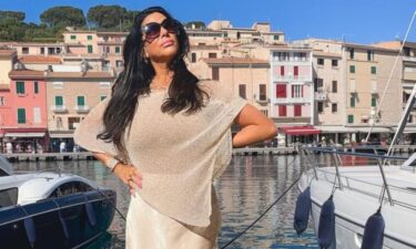 Debra Coltune in her new Sardinian home.