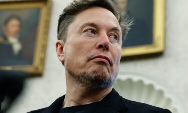 Elon Musk attends a meeting between President Donald Trump and South Africa President Cyril Ramaphosa