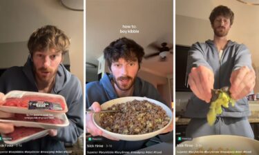 "Boy kibble" connoisseur Nick Finke prefers to keep it simple with his high-protein meal prep.