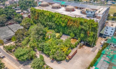 The lush seven-story Green Field Factory has won the prestigious RIBA International Prize