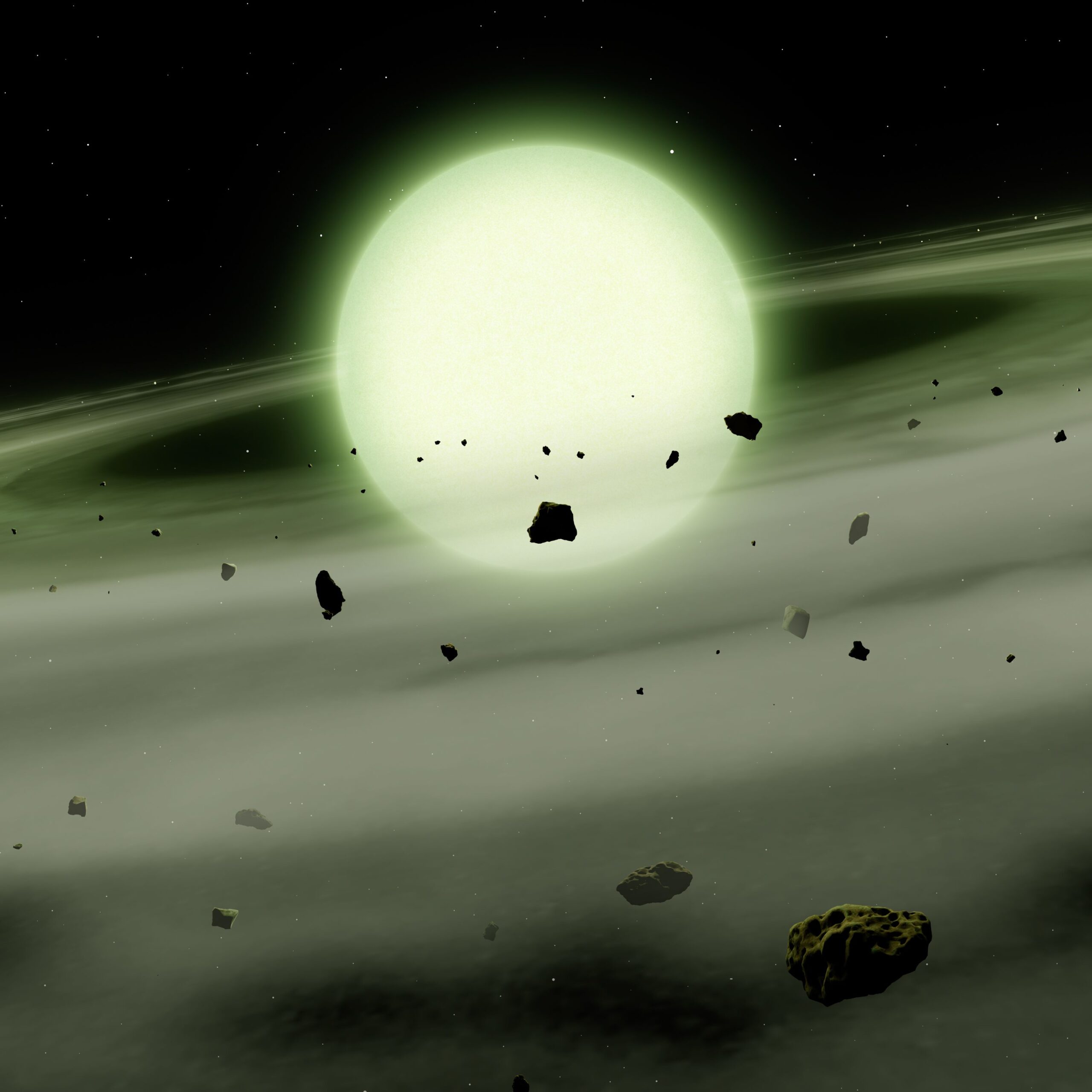 <i>Courtesy Mark A. Garlick/University of Warwick via CNN Newsource</i><br/>A representation of the green star.