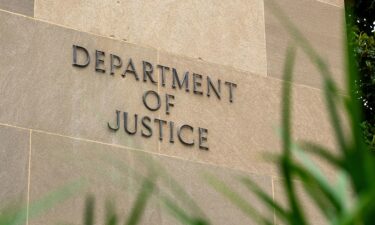 The exterior of the Department of Justice is seen in Washington
