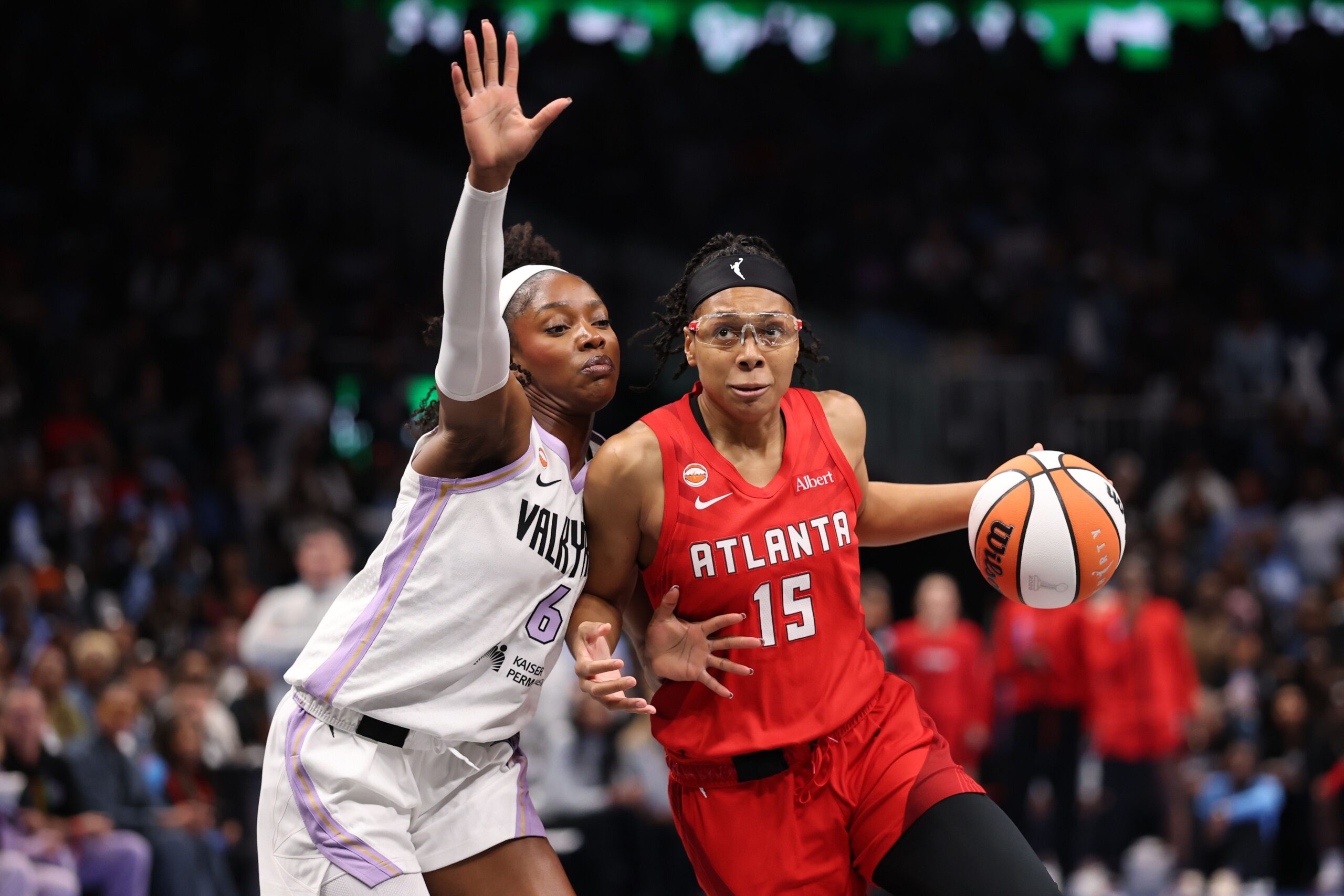 <i>Kevin C. Cox/Getty Images via CNN Newsource</i><br/>Allisha Gray led the way for the Atlanta Dream