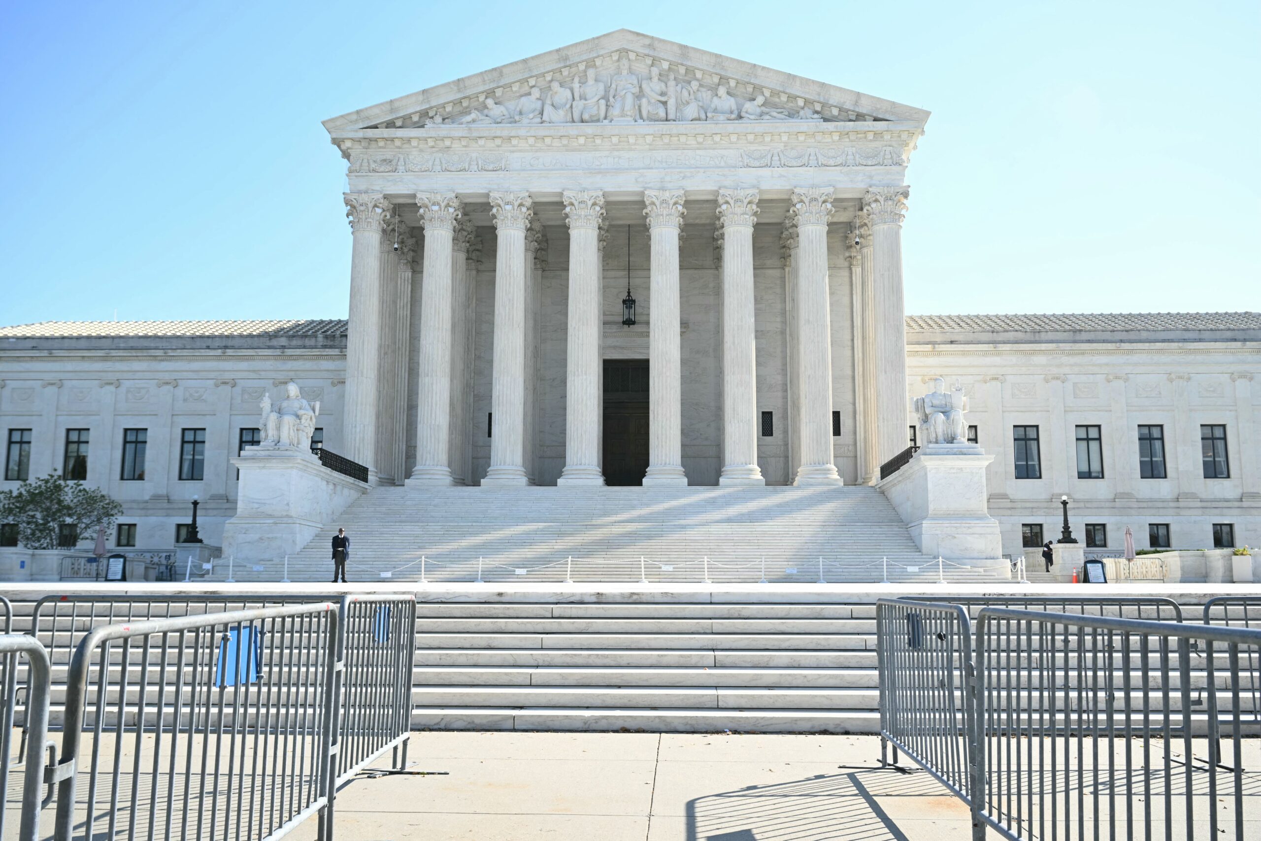 <i>Saul Loeb/AFP/Getty Images via CNN Newsource</i><br/>A view of the US Supreme Court in Washington