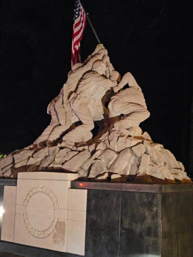 <i>Prince William Co. Police Department via CNN Newsource</i><br/>The Battle of Iwo Jima monument in Quantico