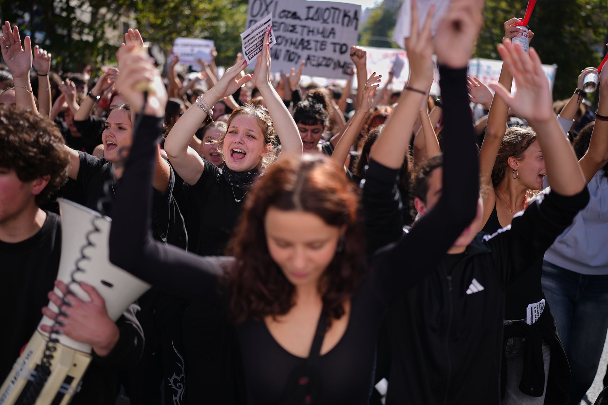 <i>Carl Court/Getty Images via CNN Newsource</i><br/>Protests in France spiraled into rioting and violence last weekend.