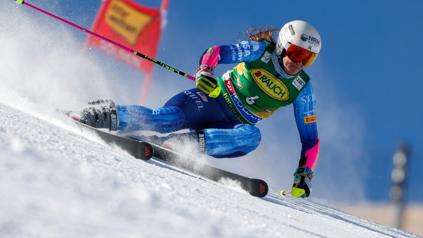<i>NBC Olympics</i><br/>Paula Moltzan skiing