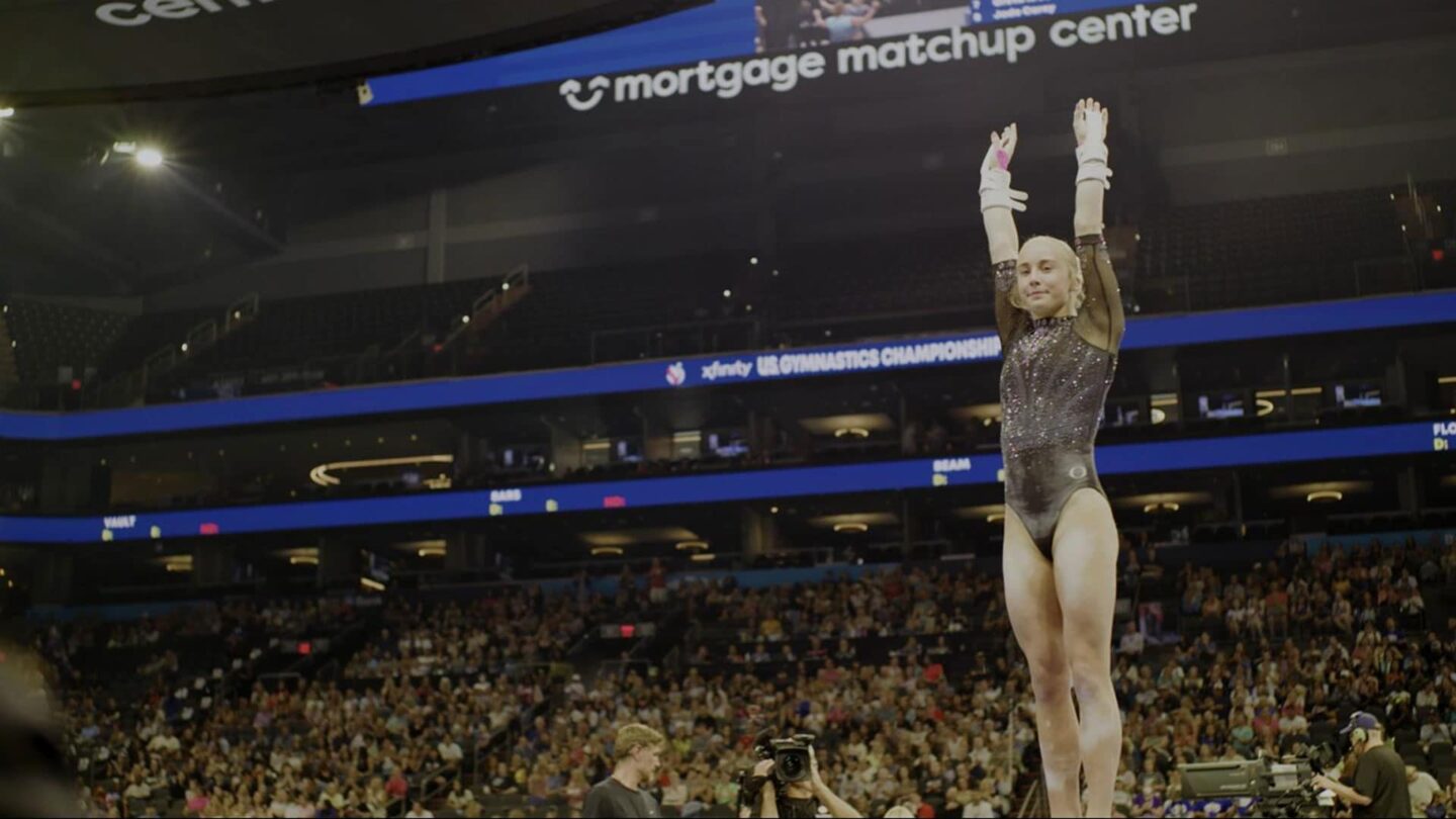 <i>NBC Olympics</i><br/>Athletes compete at the 2026 U.S. Gymnastics Championships.