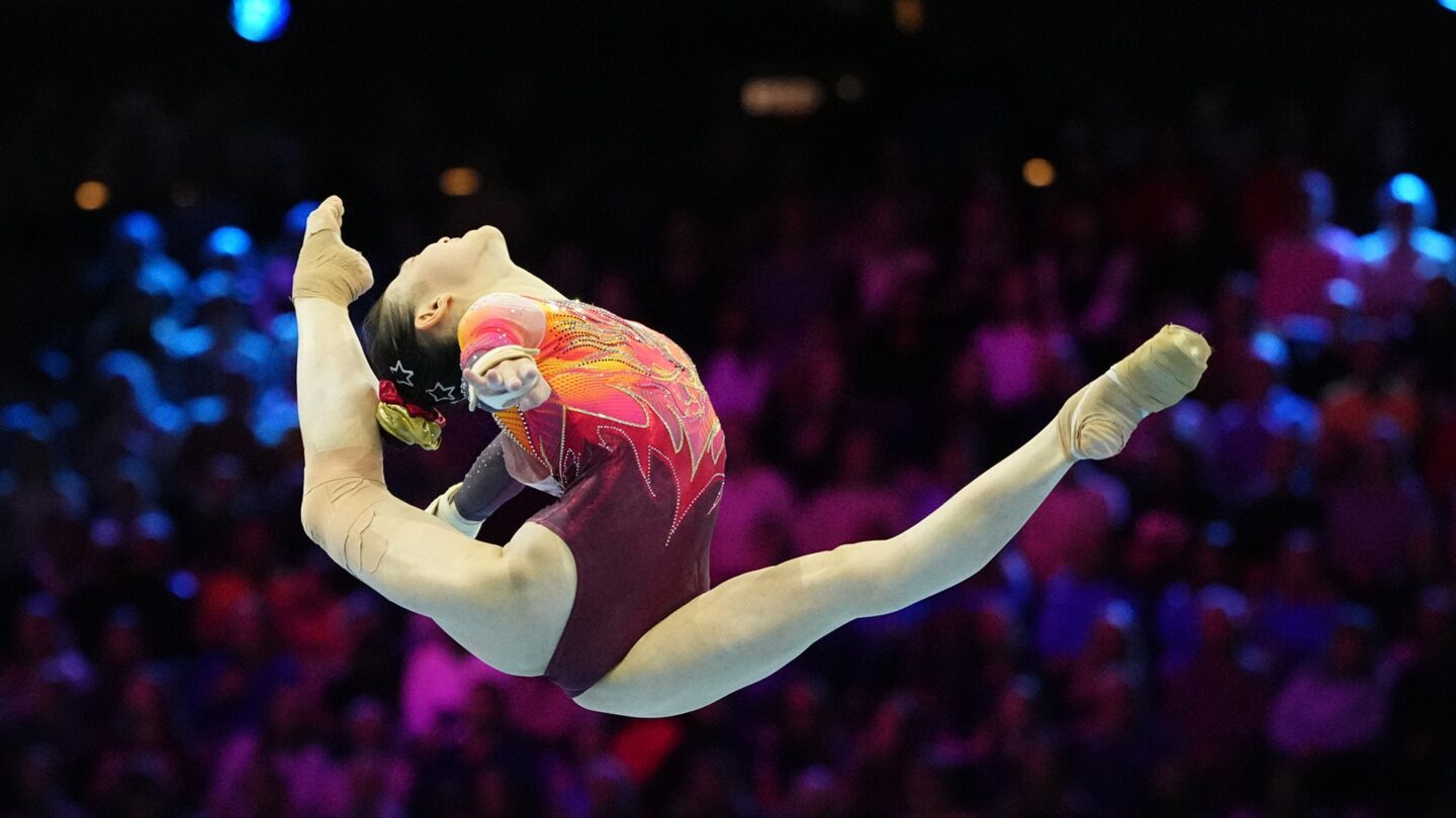 <i>NBC Olympics</i><br/>Athletes compete at the 2026 World Gymnastics Championships.