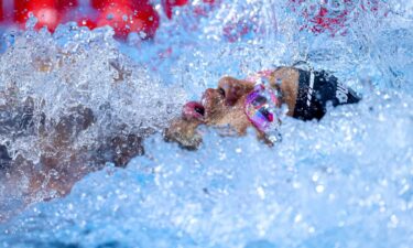 Athletes compete at the World Aquatics Swimming World Cup stop in Baku