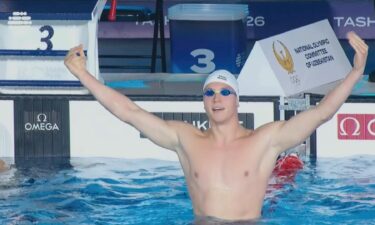 Athletes compete at the World Aquatics Swimming World Cup stop in in Tashkent